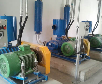 海螺水泥站風機現場_空氣懸浮風機